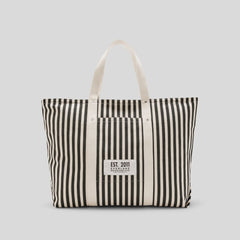 womens-organic-canvas-weekender-black-bone | primary