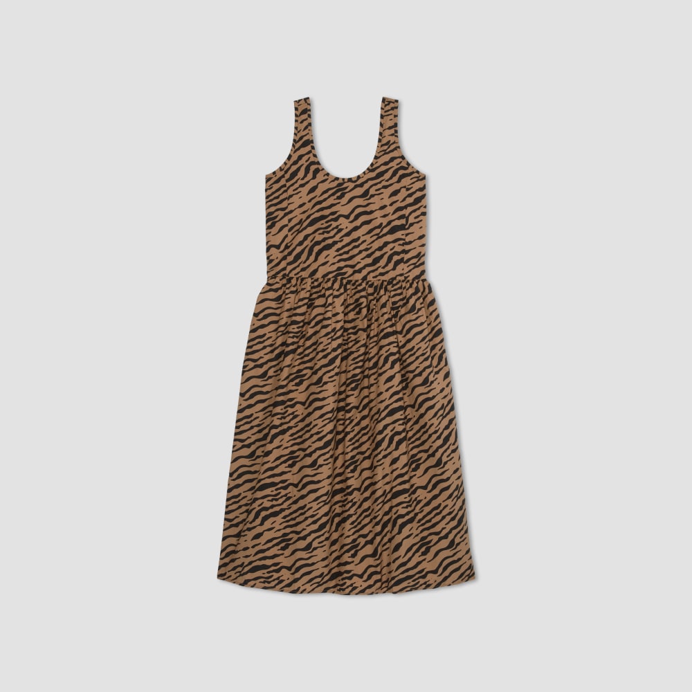 womens-poplin-summer-dress-toasted-coconut-print | alt