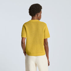 womens-crochet-knit-polo-citrus