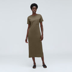 womens-organic-maxi-tee-dress-beech | primary