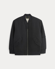 womens-renew-oversized-puffer-bomber-black | alt