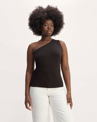 womens-supima-form-one-shoulder-tank-black