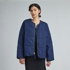 womens-cropped-cotton-liner-navy | primary
