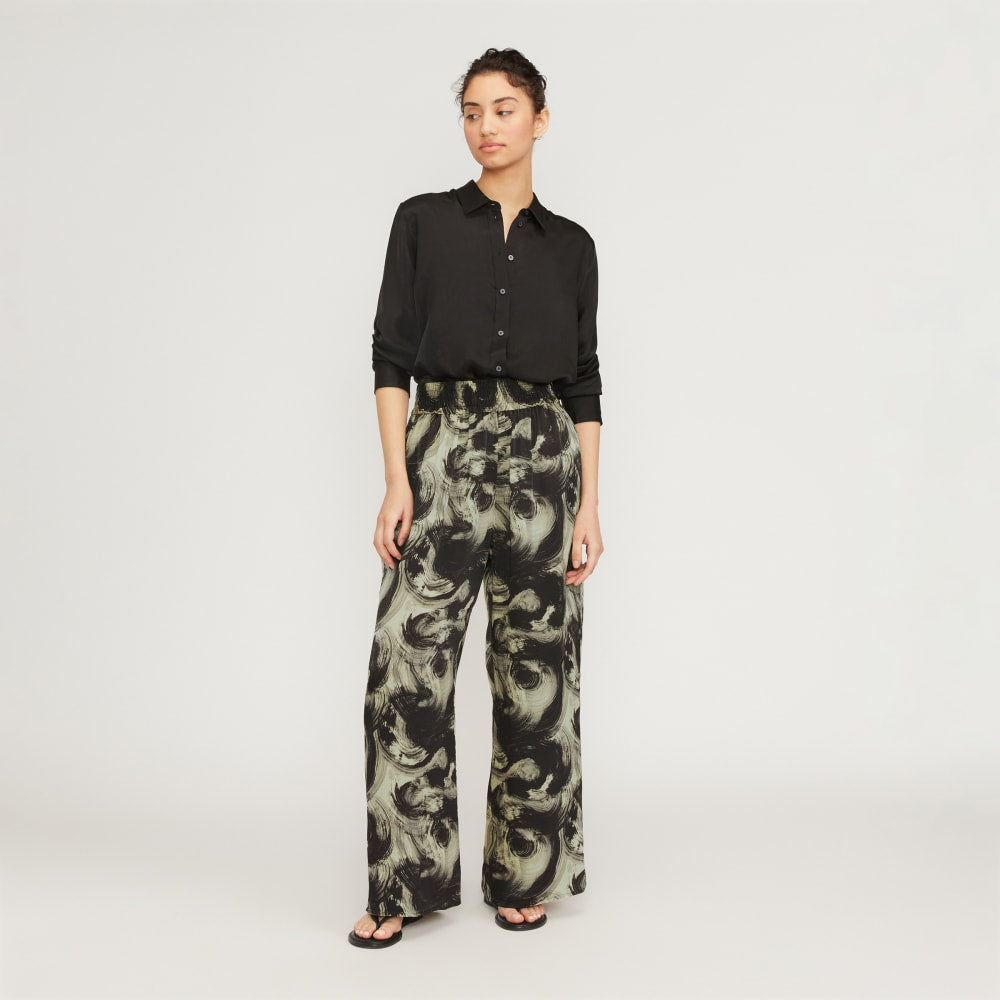 womens-satin-pull-on-pant-pale-yellow