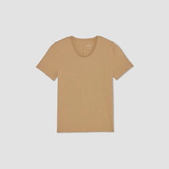 womens-supima-stretch-crew-neck-tee-tigers-eye | alt