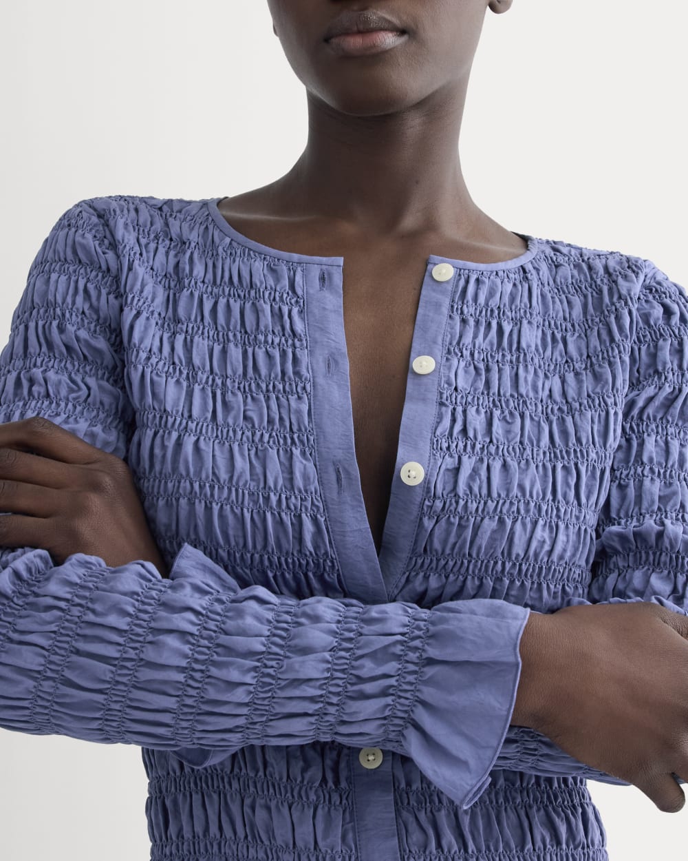 womens-smocked-cardigan-bluedusk