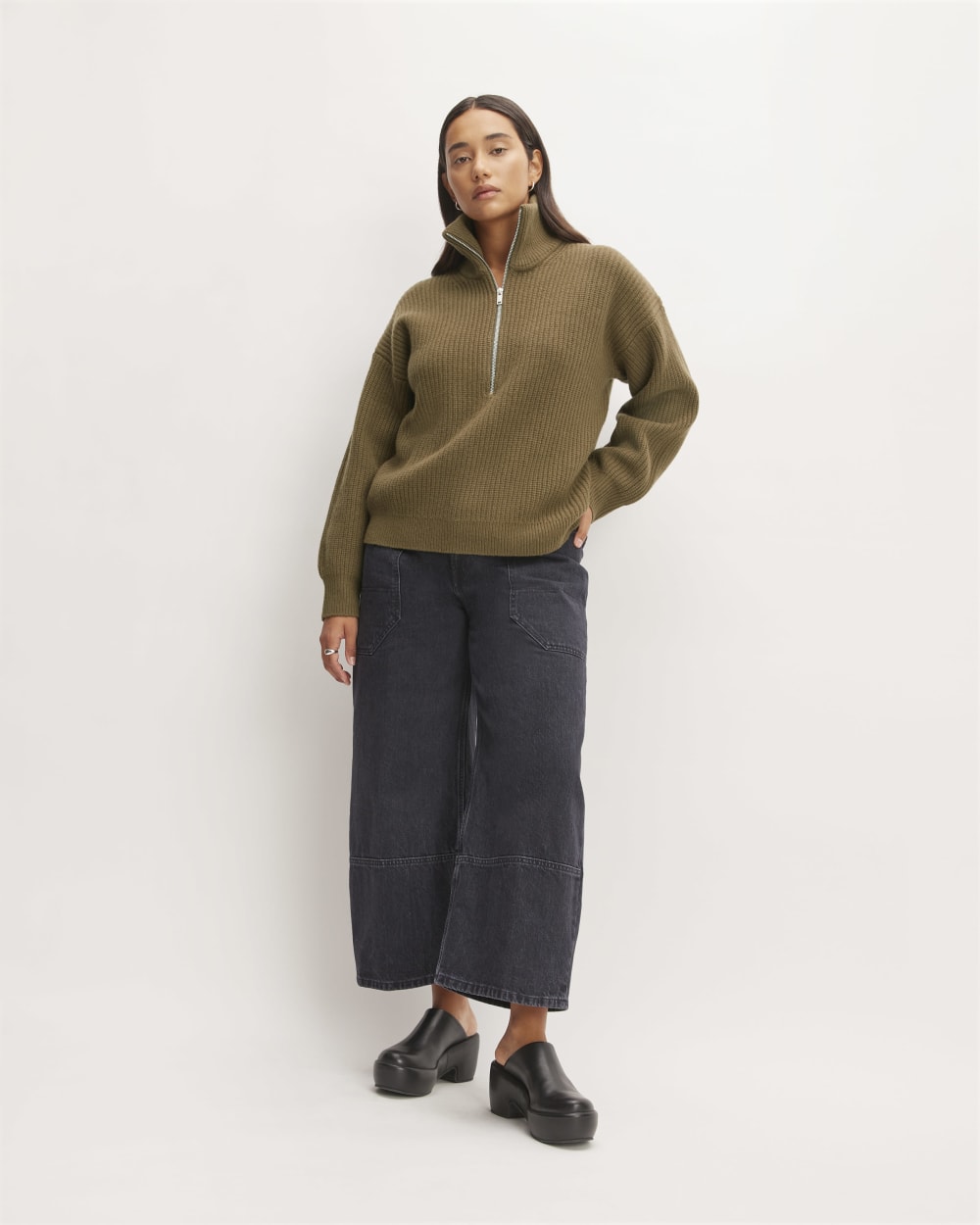 womens-felted-merino-halfzip-sweater-beech