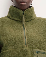 womens-renew-fleece-oversized-half-zip-kalamata