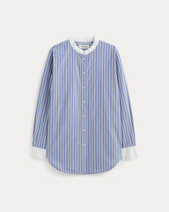 womens-oversized-shirt-cotton-dutch-blue-bone-stripe | alt