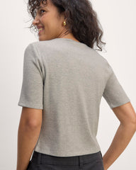 womens-tencel-rib-cropped-shimmy-tee-heathered-grey