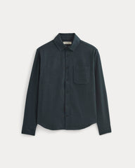 mens-brushed-flannel-shirt2-heathered-navy | alt