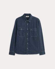 mens-denim-utility-shirt-dark-indigo | alt