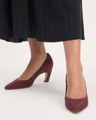 womens-banana-pump-dark-mhgny-suede | alt