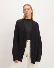 womens-alpaca-oversized-cardigan-heathered-black | primary