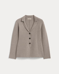 womens-knit-blazer-light-heathered-grey | alt
