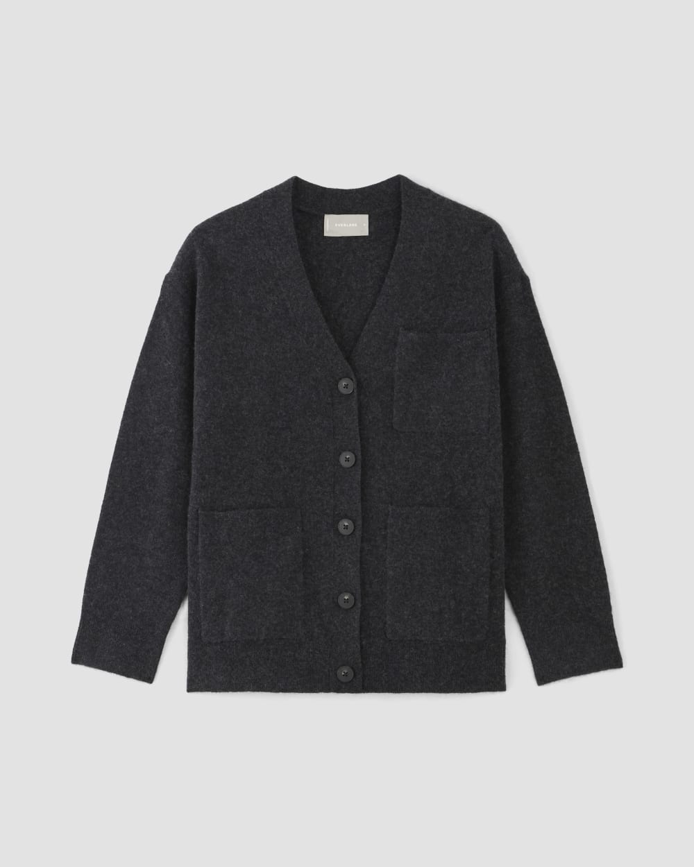 womens-cozy-stretch-relaxed-cardigan-charcoal | alt