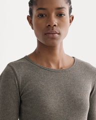 womens-supima-rib-long-sleeve-crew-heathered-fatigue
