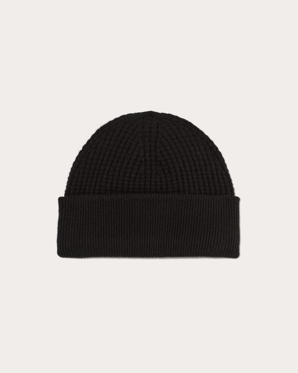 womens-waffle-beanie-black | primary