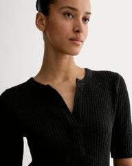 womens-rib-knit-short-sleeve-henley-black