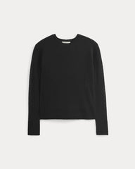 womens-air-alpaca-relaxed-crew-top-black | alt