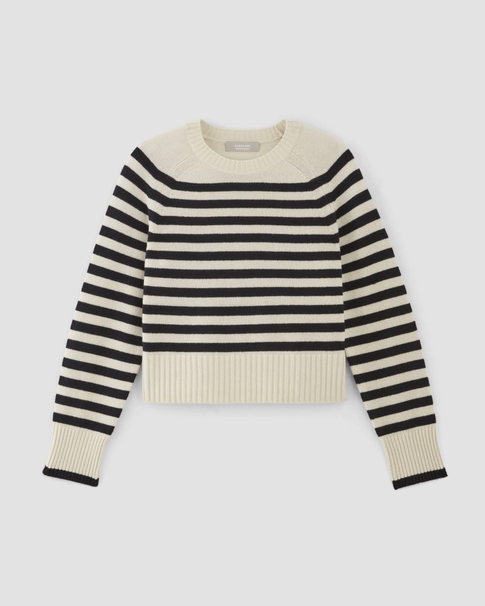 womens-cashmere-boxy-crew-sweater-bone-black | alt