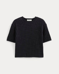 womens-oversized-tee-in-cotton-linen-black | alt