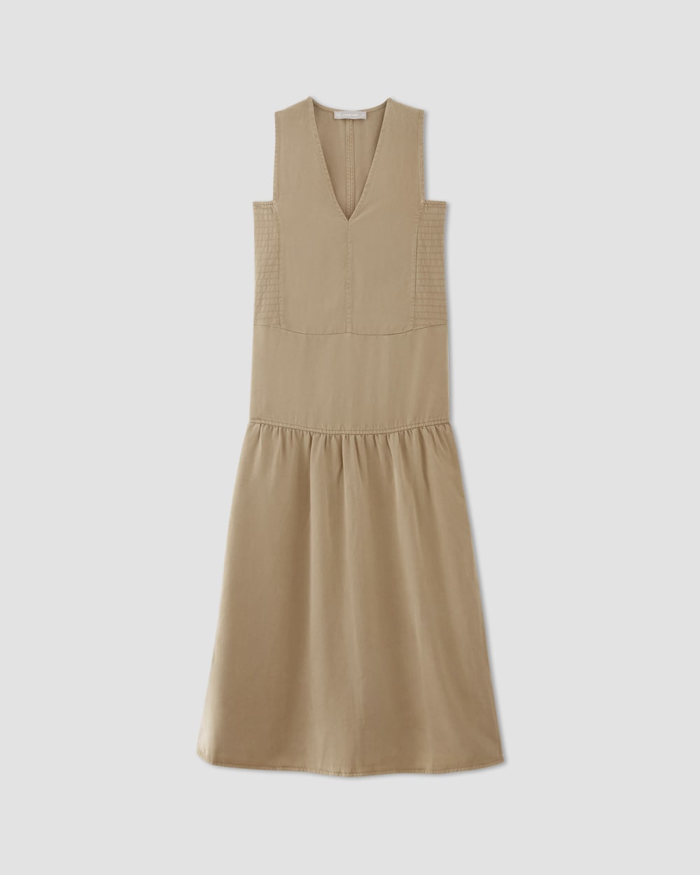 womens-tencel-v-neck-dress-cornstalk | alt