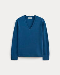 womens-cashmere-relaxed-v-neck-classic-blue | alt