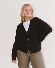 womens-luxe-cotton-cocoon-cardigan-black | primary