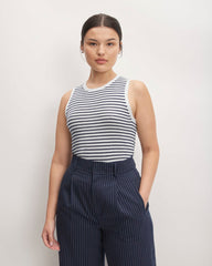womens-ultrafine-merino-ribbed-shell-tank-bone-navy | primary