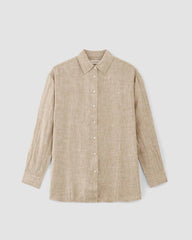 womens-linen-boyfriend-shirt-cornstalk-chambray | alt
