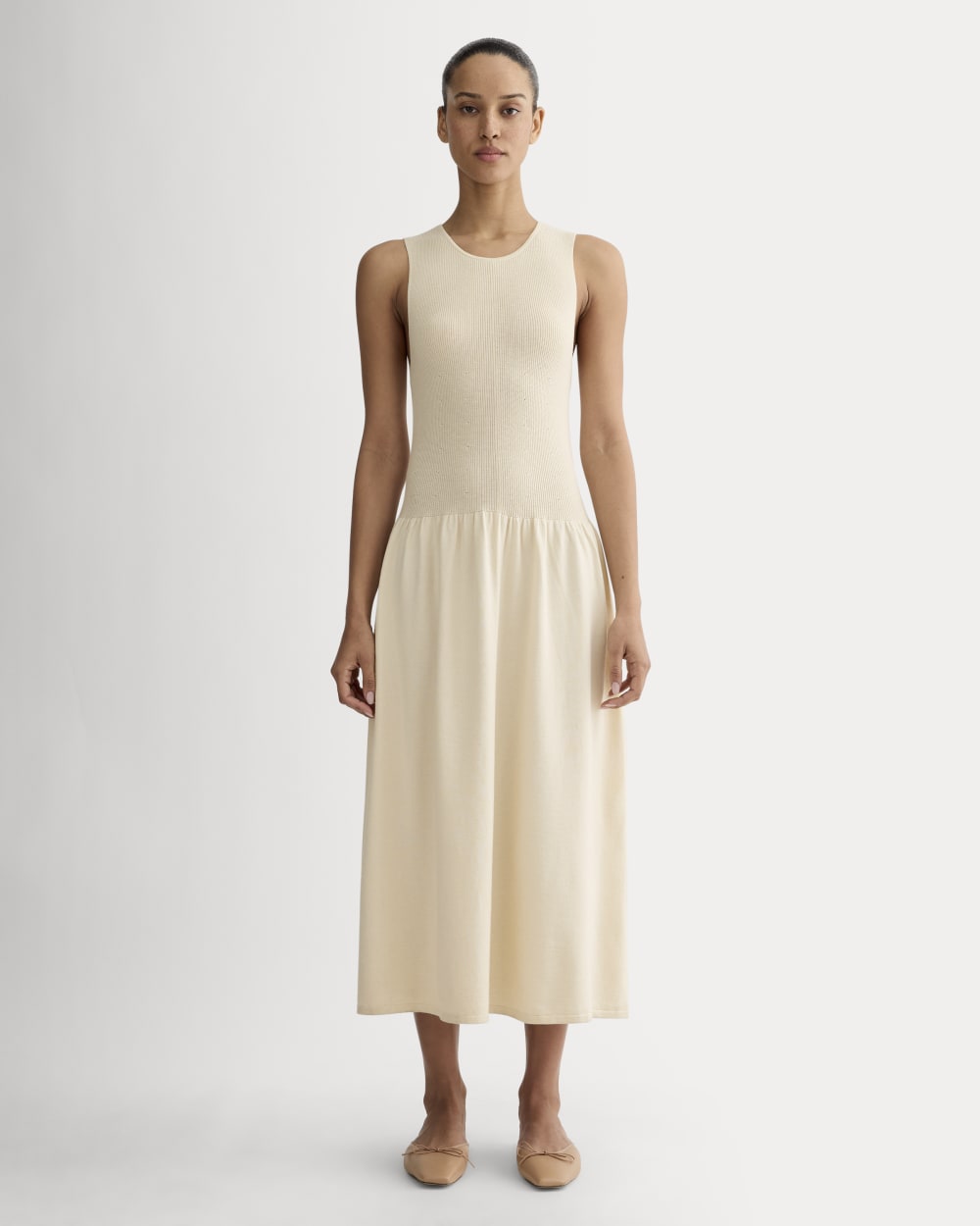 womens-knit-crew-dress-birch | primary