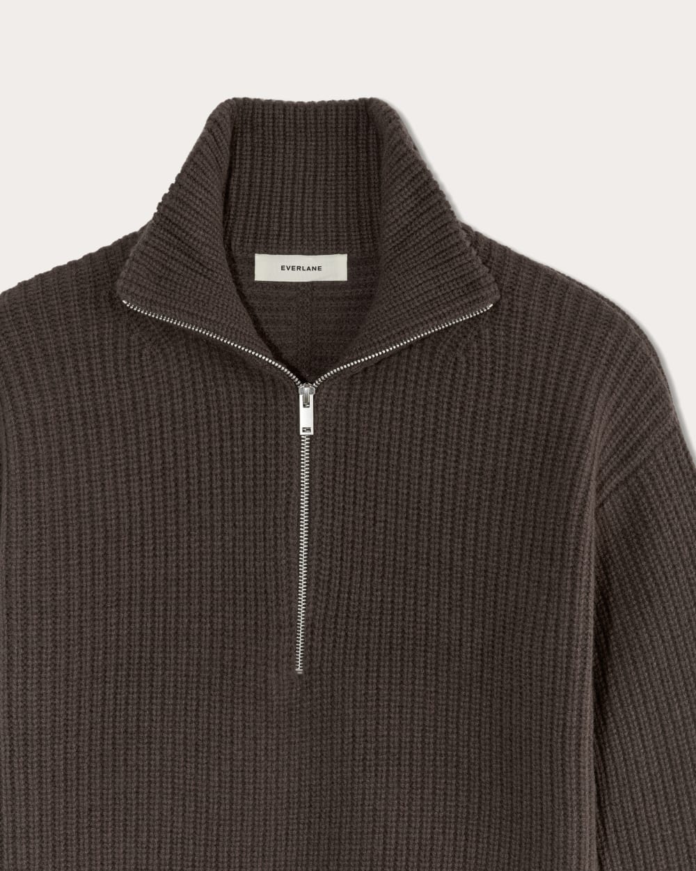 womens-felted-merino-halfzip-sweater-earth-brown
