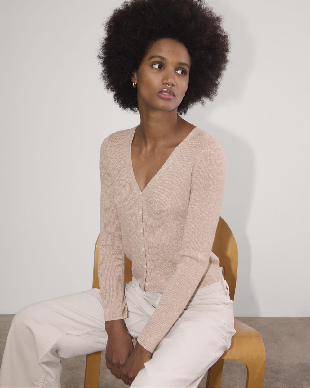 womens-lurex-merino-ribbed-cardigan-rose-gold