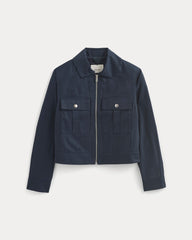 womens-cropped-utility-jacket-navy | alt