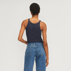 womens-cropped-supima-rib-tank-navy
