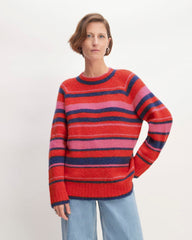 womens-superfuzz-alpaca-crew-fuschia-blue-red | primary