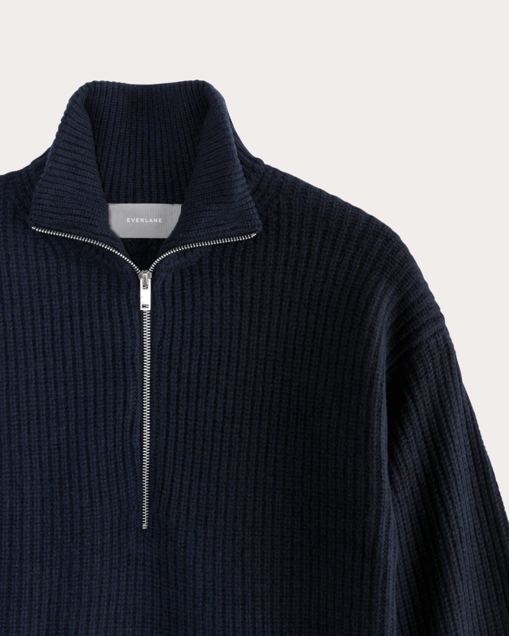 womens-felted-merino-halfzip-sweater-navy