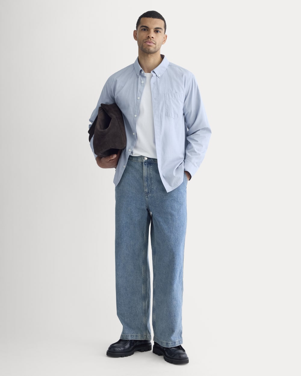 mens-baggy-rigid-jean-mid-indigo-long | primary