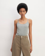 womens-supima-spaghetti-strap-cami-mid-heather-grey | primary