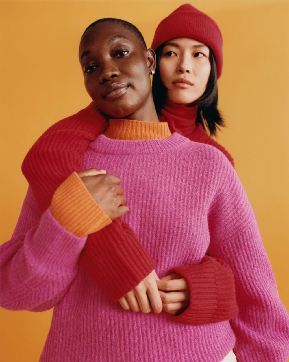 womens-merino-wool-mockneck-sweater-orange