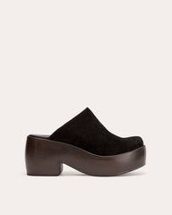 womens-wooden-puffa-clog-black-suede | primary