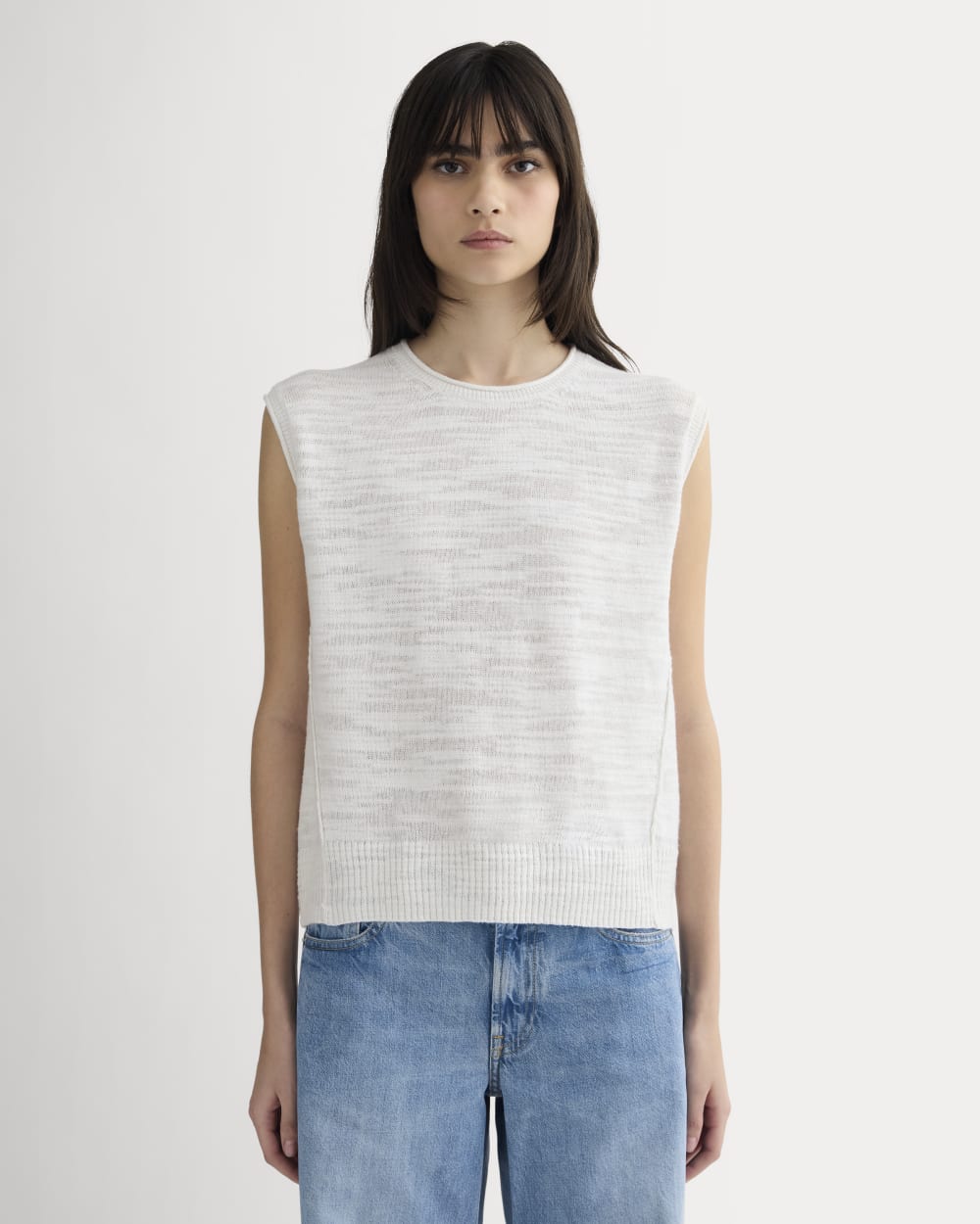 womens-muscle-sweater-cotton-linen-white | primary