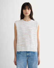 womens-muscle-sweater-cotton-linen-white | primary