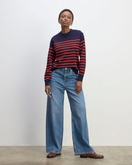 womens-cotton-merino-crewneck-sweater-navy-poppy-red