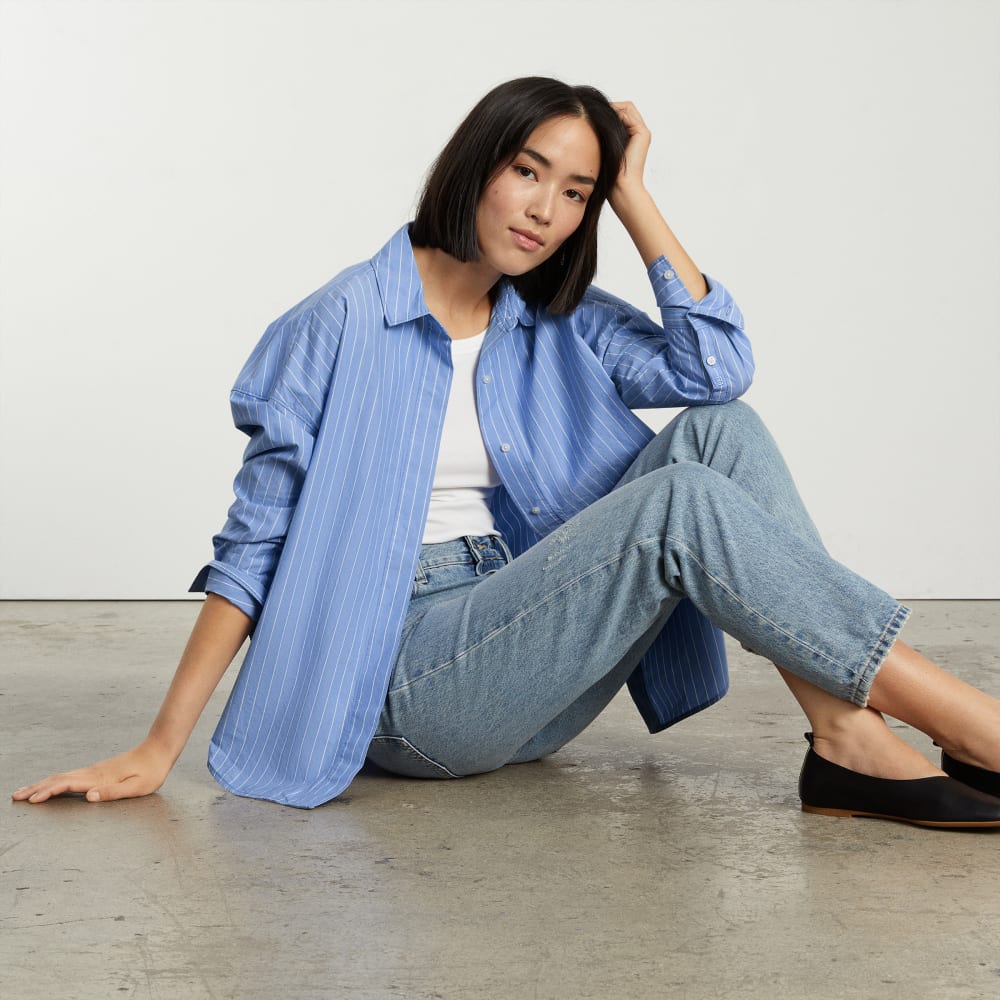 womens-oversized-poplin-shirt-blue-stripe