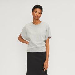womens-organic-cotton-tie-back-tee-heather-grey | primary