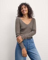 womens-merino-off-shoulder-sweater-top-heather-cocoa | primary