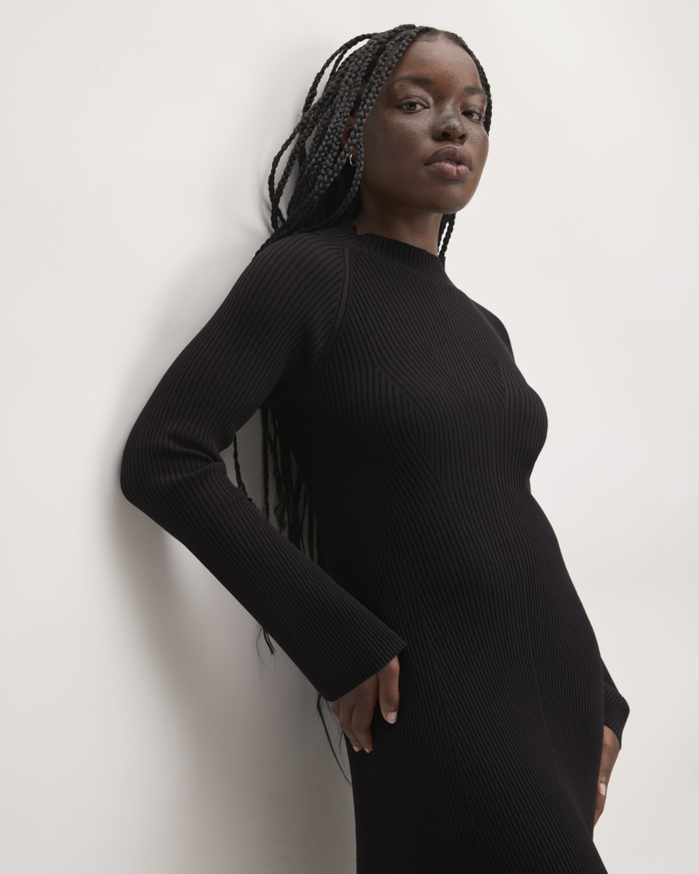 womens-ribbed-mockneck-midi-dress-black