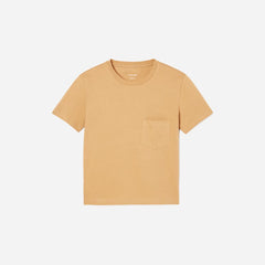 womens-organic-cotton-box-cut-pocket-tee-iced-coffee | alt